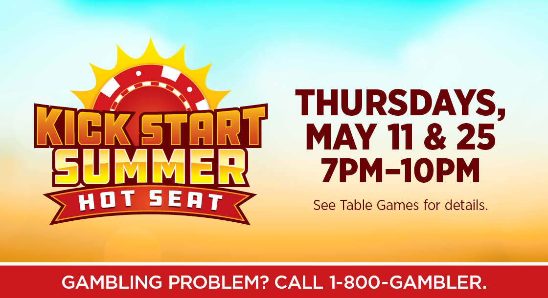 Kick Start Summer Table Games Hot Seat