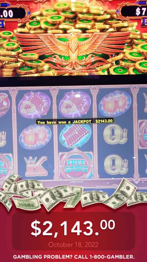 Winner receives $2,143 at Presque Isle Downs Casino