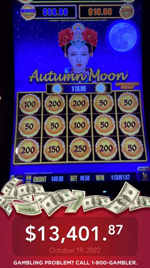 Winner receives $13,401.87 at Presque Isle Downs Casino