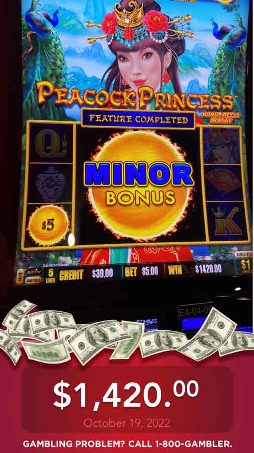 Winner receives $1,420 at Presque Isle Downs Casino