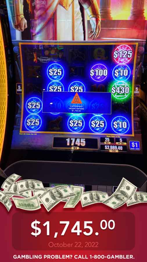 10-22-2022 Winner Receives $1,745 jackpot