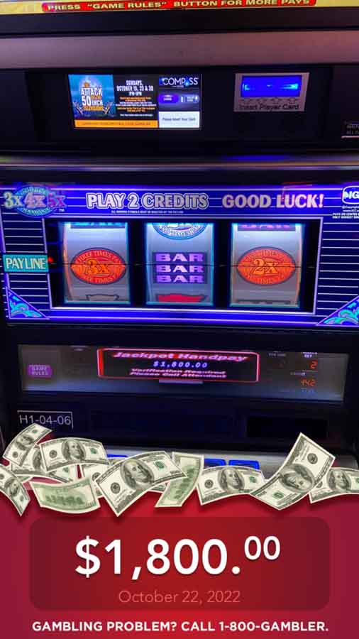 Winner Receives $1,800 Jackpot at Presque Isle Downs