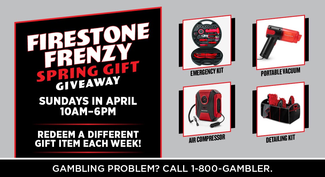 Firestone Frenzy Spring Gift Giveaway
