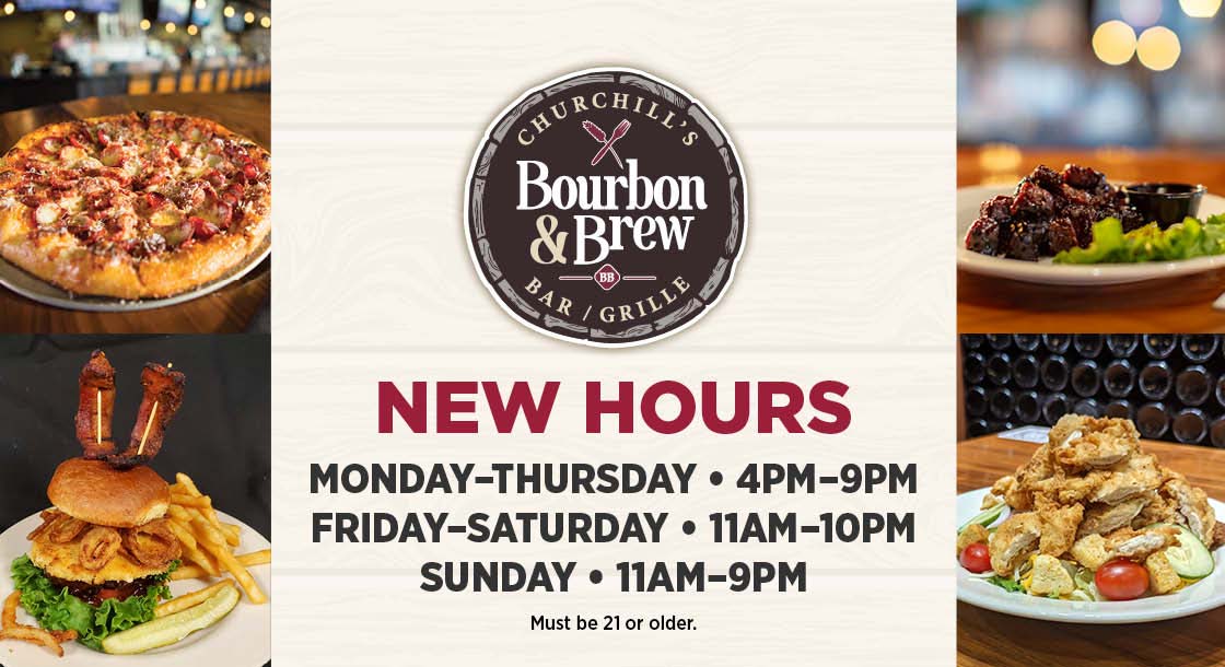 Churchill's Bourbon & Brew New Hours