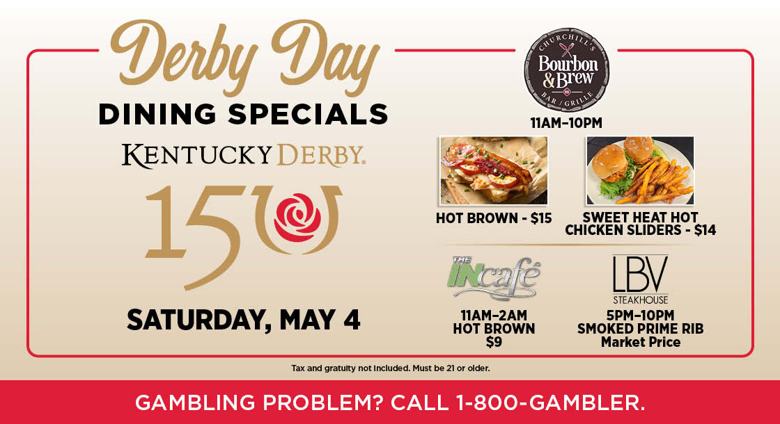 Kentucky Derby Day Specials