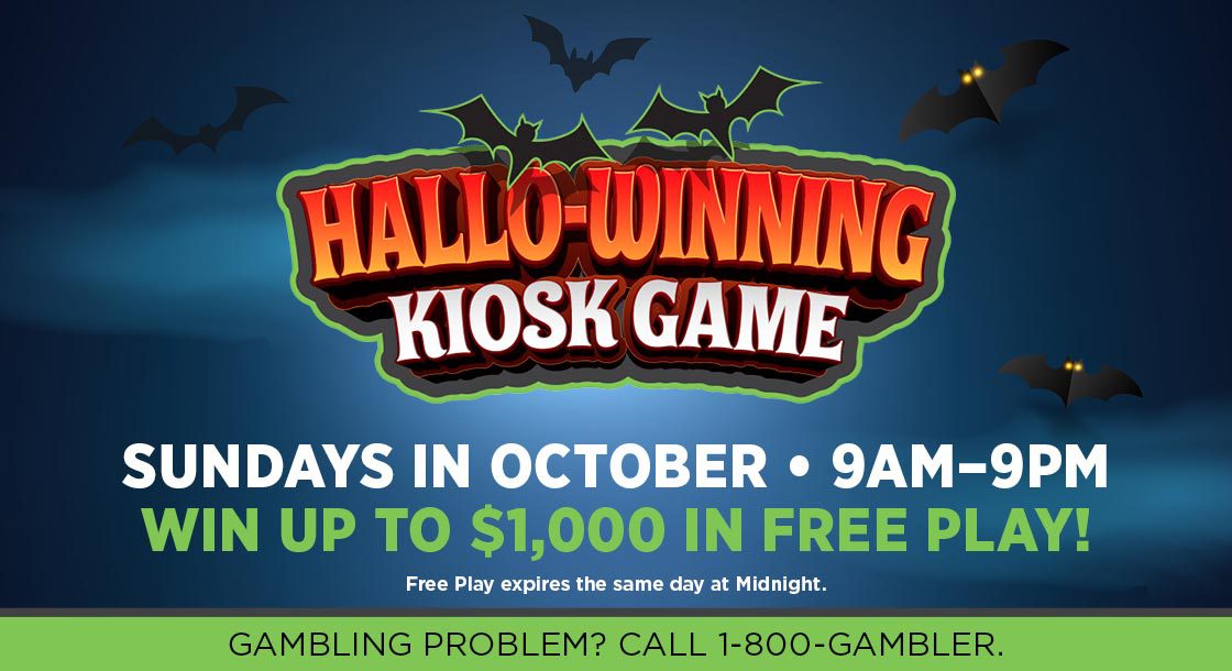 Hallo-winning Kiosk