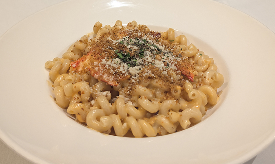 Pasta dish at LBV Steakhouse