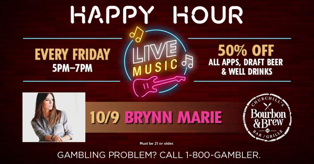 Live music performed by Brynn Marie